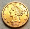 USA 5 $ 1898 S Liberty